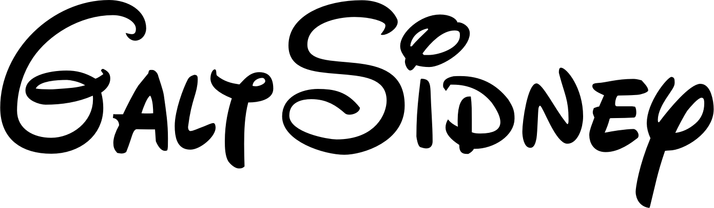 Galt Sidney Wordmark (1973-) Blank Meme Template