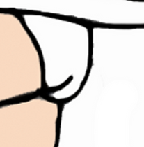 Princess Daisy's White Underwear Blank Meme Template
