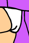 Megara's White Underwear Blank Meme Template