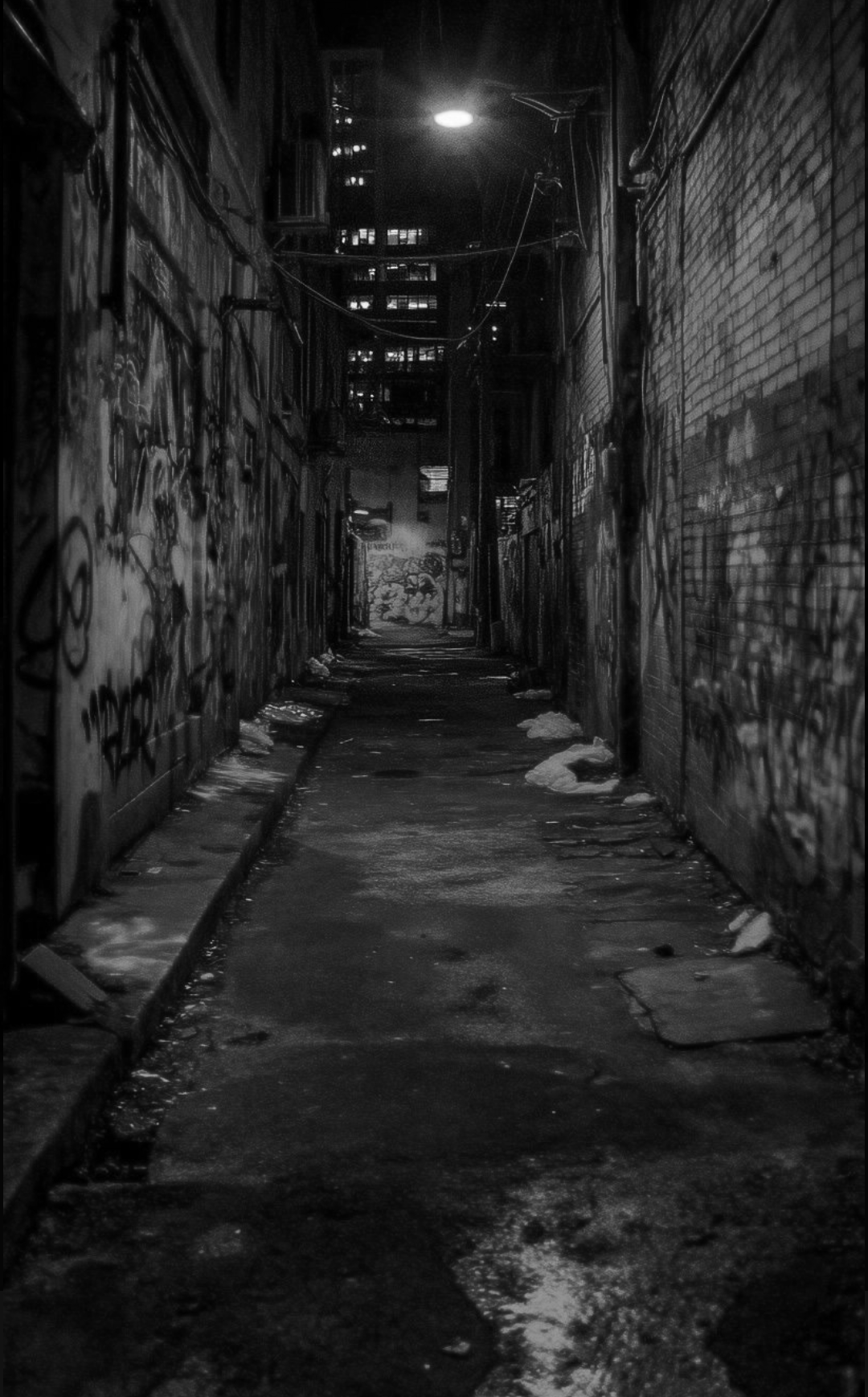 Alley. Blank Meme Template