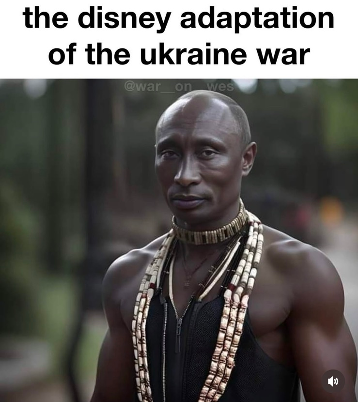 Black Putin Blank Meme Template