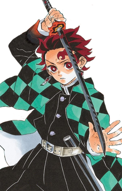 tanjiro kamado Blank Meme Template