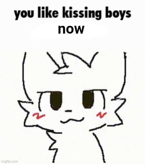 you like kissing boys don't you | now | image tagged in you like kissing boys don't you | made w/ Imgflip meme maker