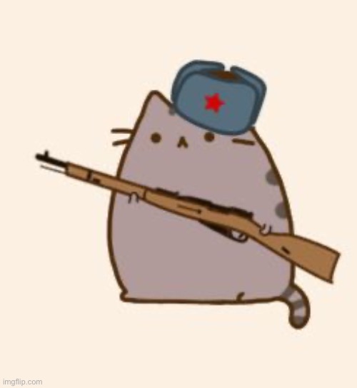 image tagged in mosin nagant pusheen | made w/ Imgflip meme maker