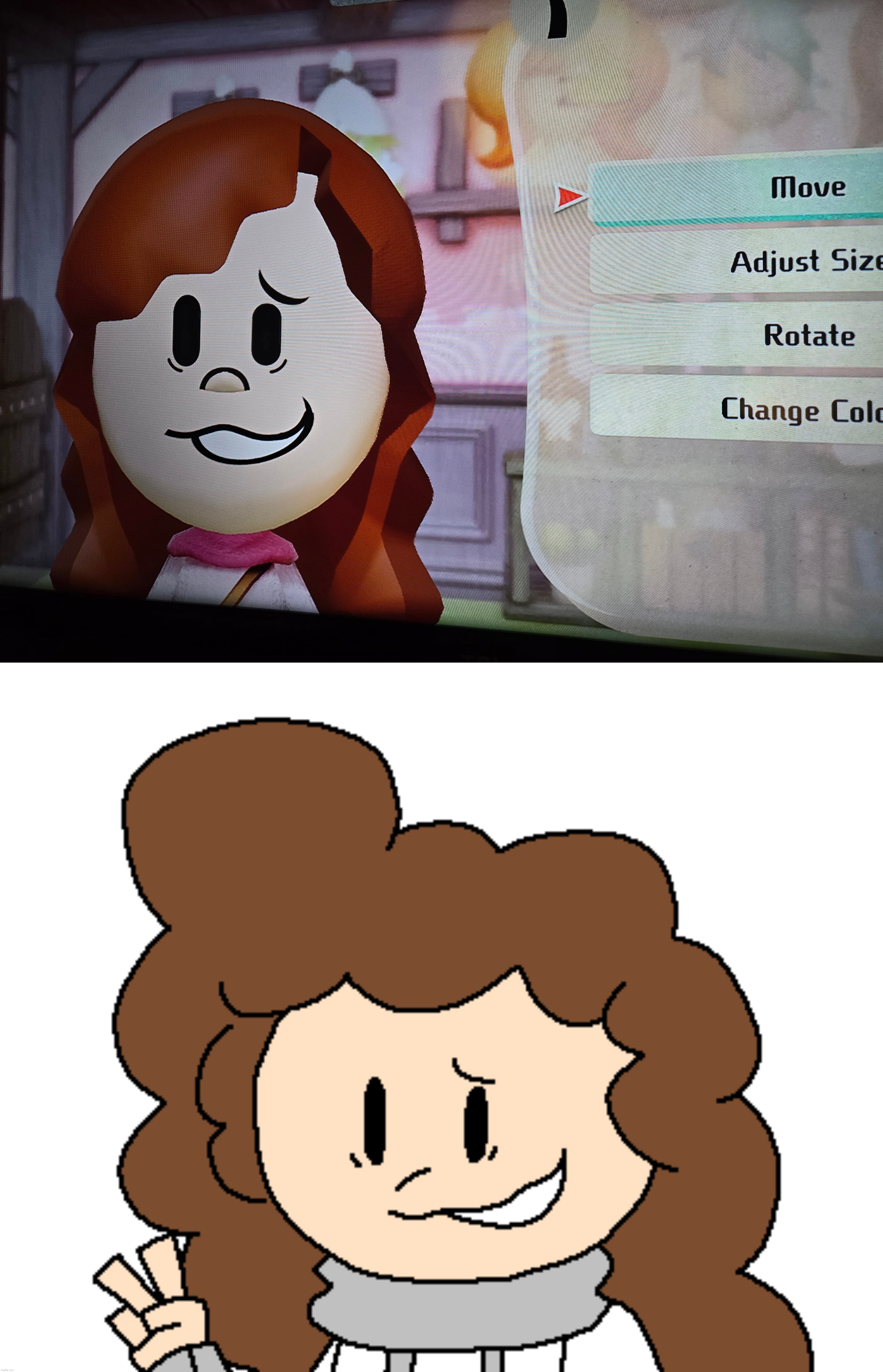 Miitopia is really fun | image tagged in lian | made w/ Imgflip meme maker