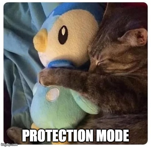 Protection | PROTECTION MODE | image tagged in cats | made w/ Imgflip meme maker
