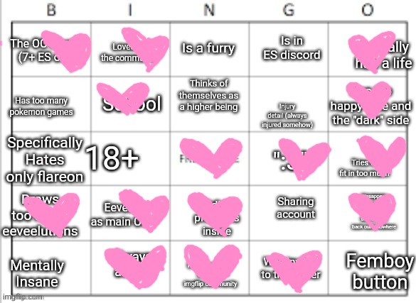 I didn't get a bingo sigh.. | image tagged in es bingo board | made w/ Imgflip meme maker