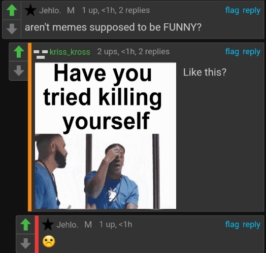 now that's proper comedy! | ☹️ | image tagged in now that's proper comedy | made w/ Imgflip meme maker