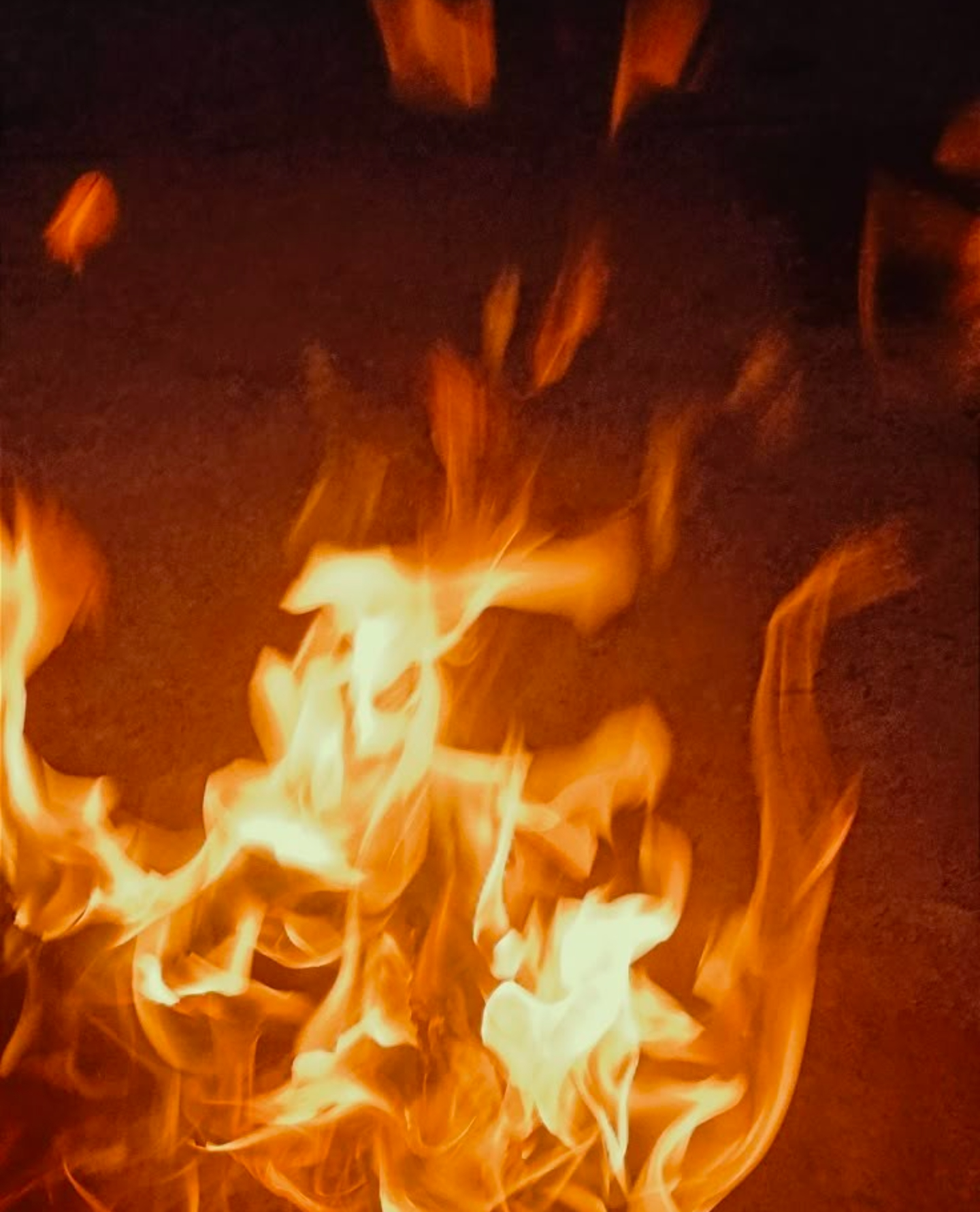 Campfire. Blank Meme Template