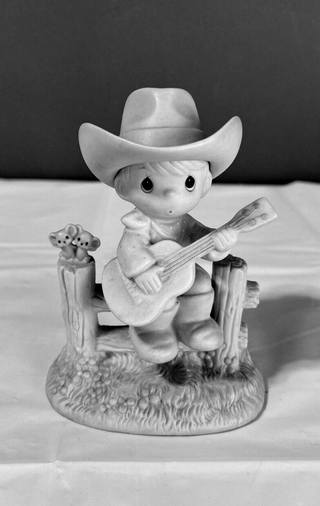 Little Blonde Cowboy. Blank Meme Template