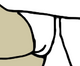 A-ko Magami's White Underwear Meme Template