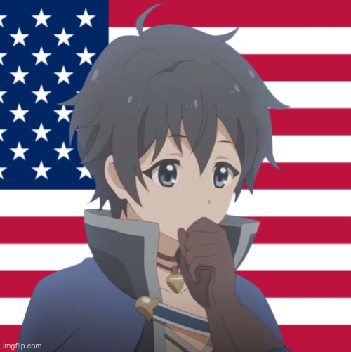 American flag yuuki (princess connect) (based and adorable | image tagged in american flag,yuuki,princess,anime,cute,based | made w/ Imgflip meme maker