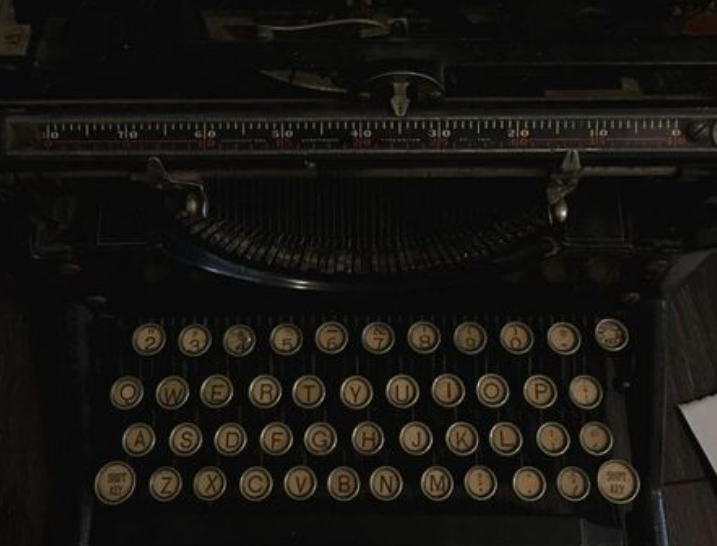 Typewriter. Blank Meme Template