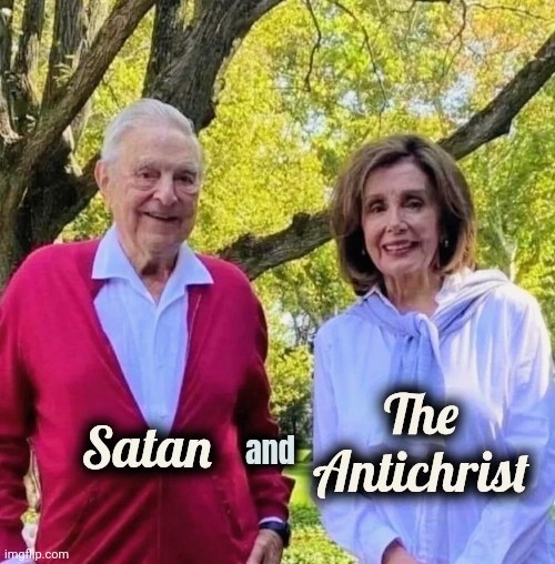 Satan and The Antichrist | image tagged in satan and the antichrist | made w/ Imgflip meme maker