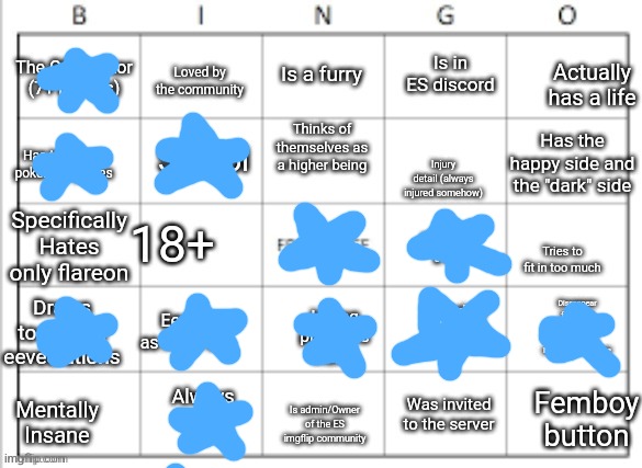 Erm :| | image tagged in es bingo board | made w/ Imgflip meme maker