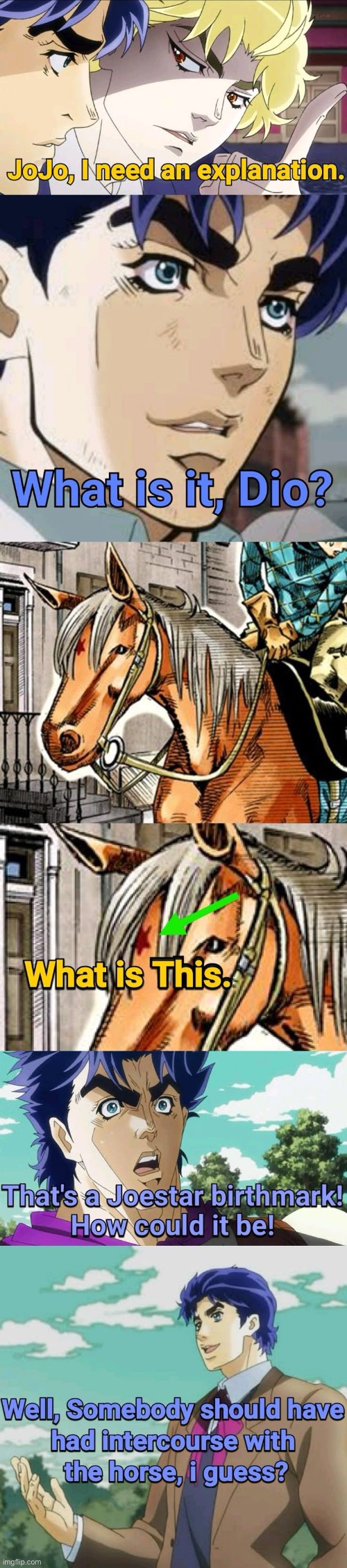 How can silver bullet be a Joestar? | image tagged in jojo's bizarre adventure | made w/ Imgflip meme maker