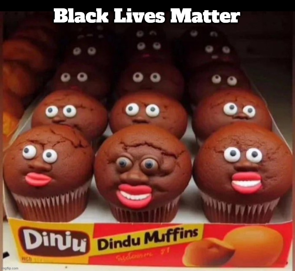 Dindu Muffins | image tagged in dindu tribe,dindu nuffin,ebonics,black lies matter,black lives matter,confused nigga | made w/ Imgflip meme maker
