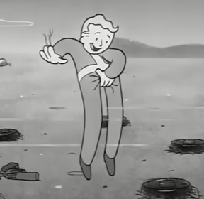 VAULT BOY meme Blank Meme Template