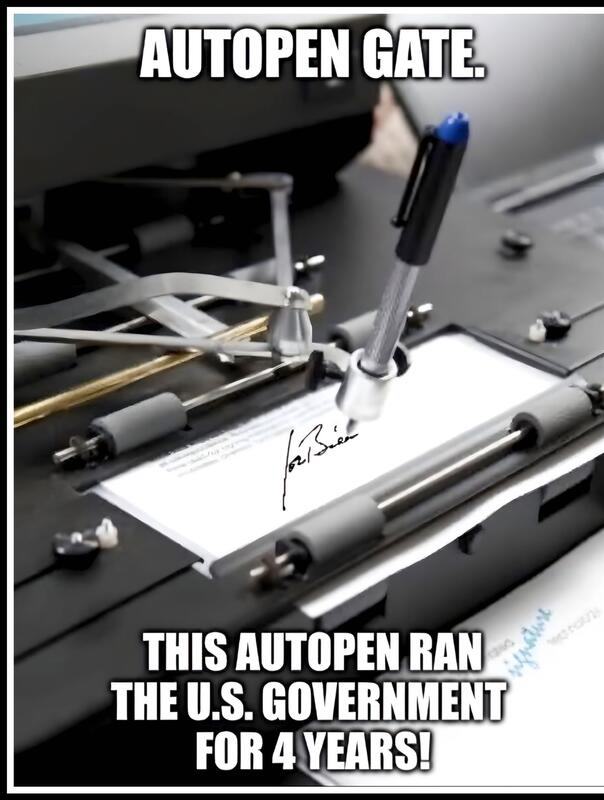 Autopen scandal Blank Meme Template