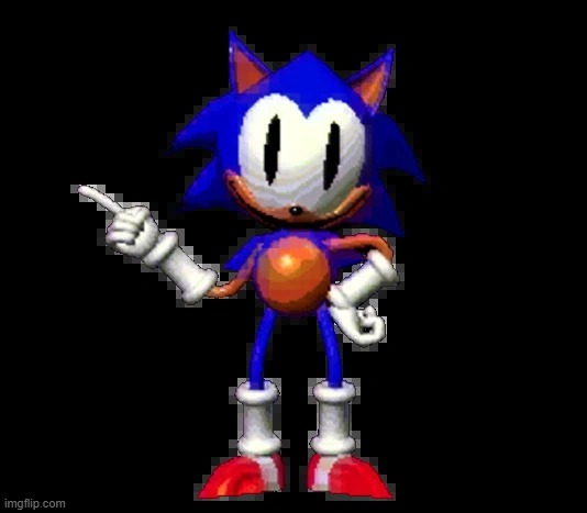 i found this random goober | image tagged in rewrite sonic | made w/ Imgflip meme maker