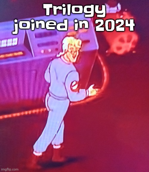 Egon puts the new forgis on the jeep | Trilogy joined in 2024 | image tagged in egon puts the new forgis on the jeep | made w/ Imgflip meme maker