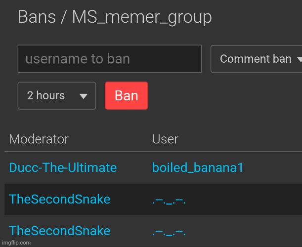 I banned him and then I turned into ducc? | made w/ Imgflip meme maker