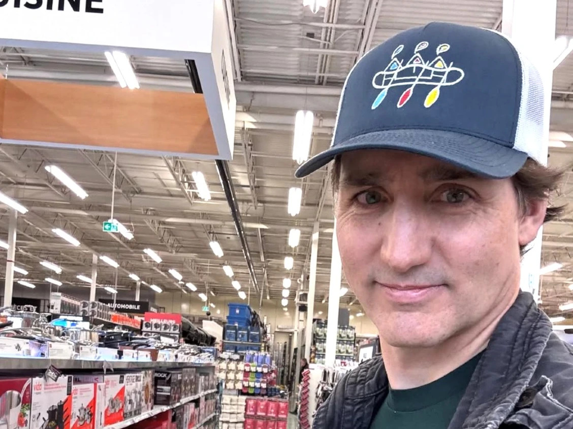 Trudeau visits Canadian Tire & applies for job Blank Meme Template