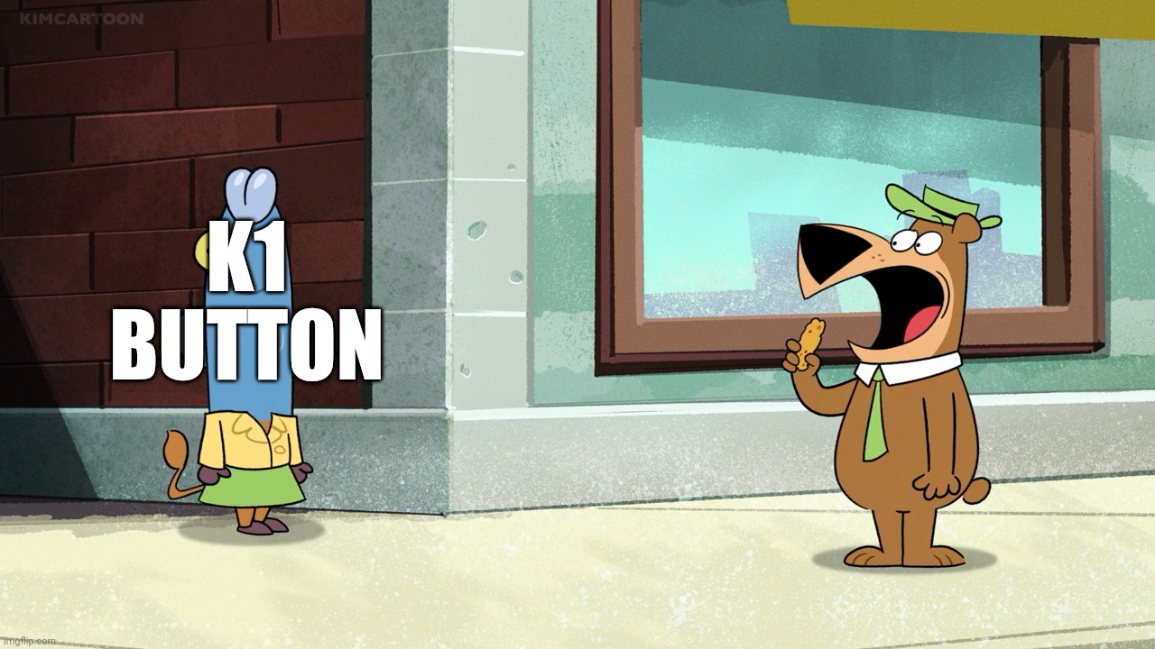 K1 BUTTON | image tagged in formula 1,button | made w/ Imgflip meme maker