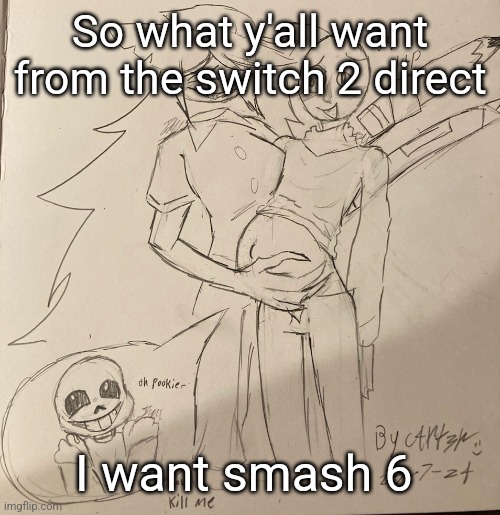 And reveal trailers for characters | So what y'all want from the switch 2 direct; I want smash 6 | image tagged in robo-twink | made w/ Imgflip meme maker