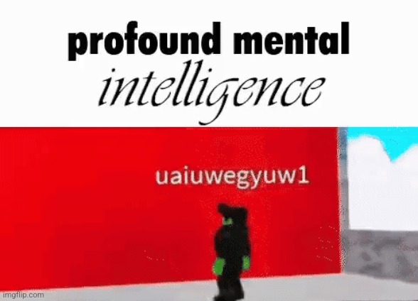 intelligence | image tagged in smart,roblox | made w/ Imgflip meme maker