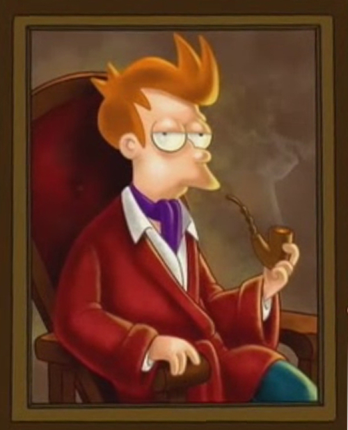 Aristocrastic_fry Blank Meme Template