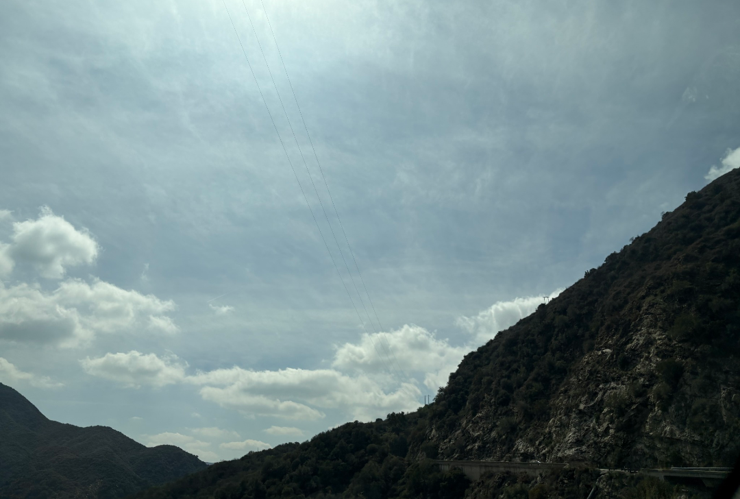Mountains. Blank Meme Template