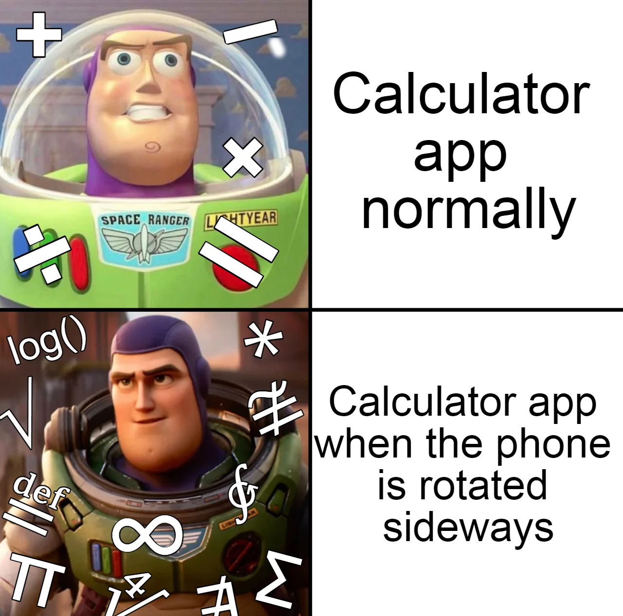 Buzz Calculadora Blank Meme Template