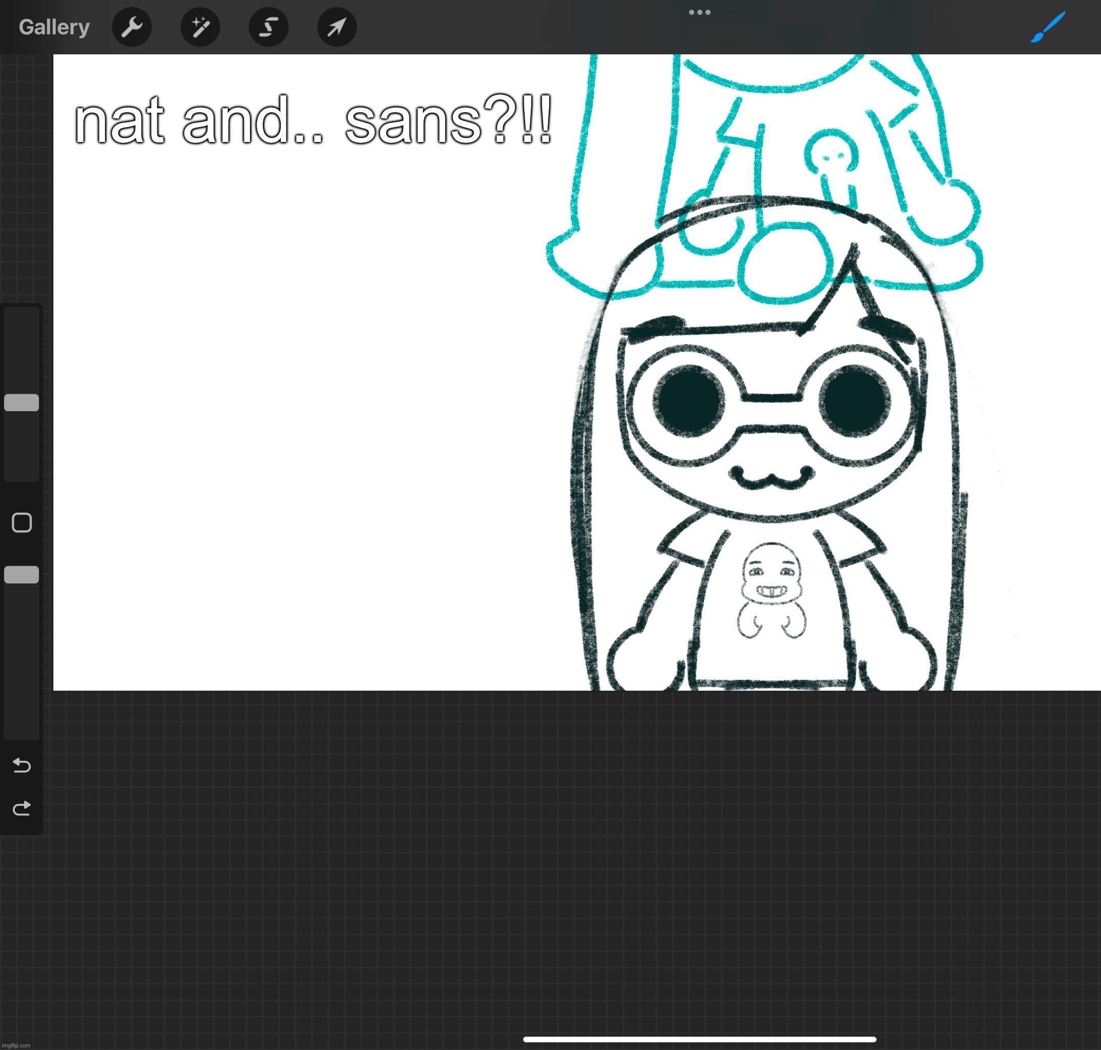 nat and.. sans?!! | made w/ Imgflip meme maker