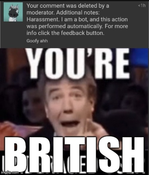 ModAbuseBot (this was harrassment) | made w/ Imgflip meme maker
