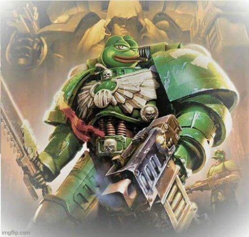 Warhammer Pepe | image tagged in warhammer pepe | made w/ Imgflip meme maker