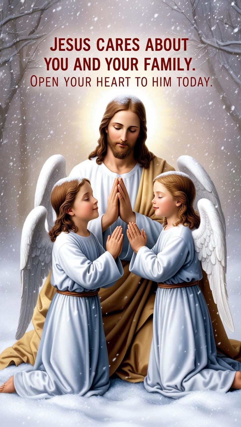 Jesus care about you Blank Meme Template