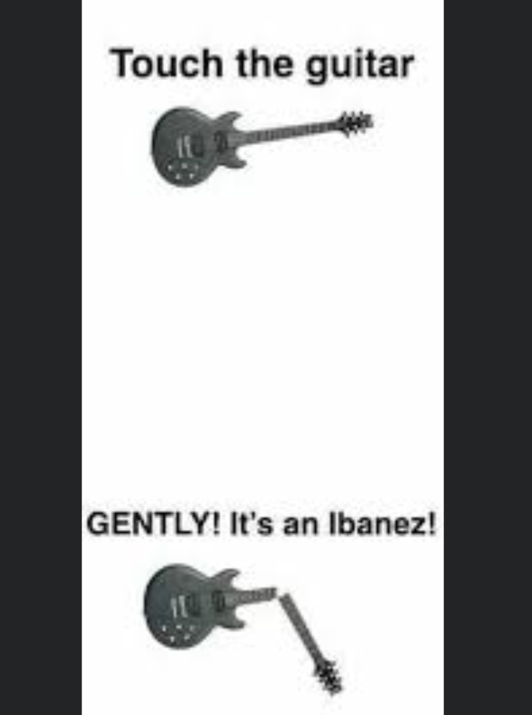 Haha Ibanez sucks Blank Meme Template