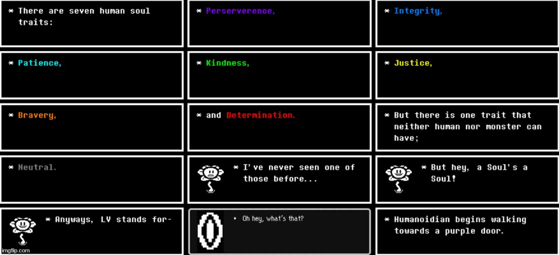 Chapter 2: Soulful | image tagged in undertale,flowey,oc,story | made w/ Imgflip meme maker