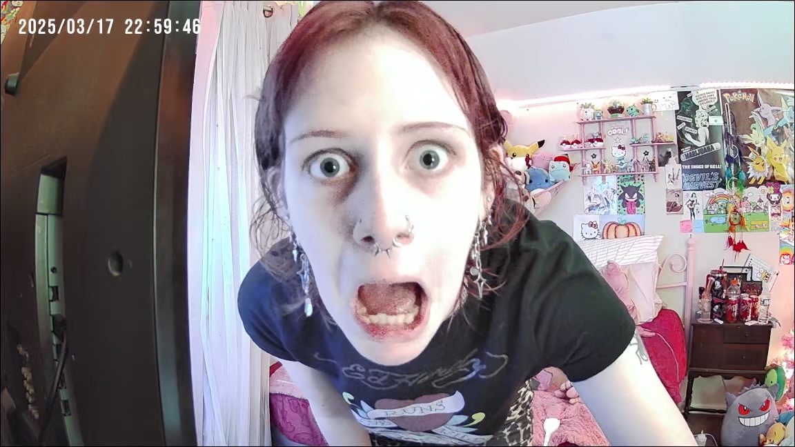 Scary women Blank Meme Template