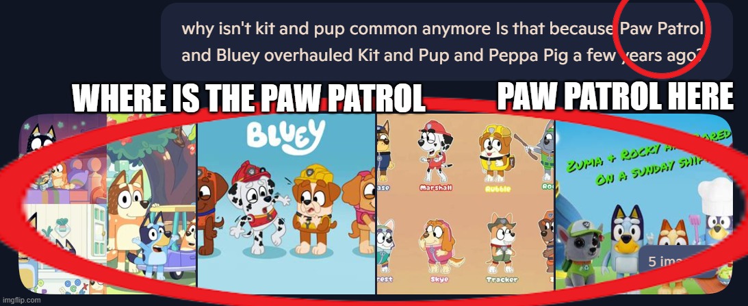 WHERE IS THE PAW PATROL; PAW PATROL HERE | made w/ Imgflip meme maker