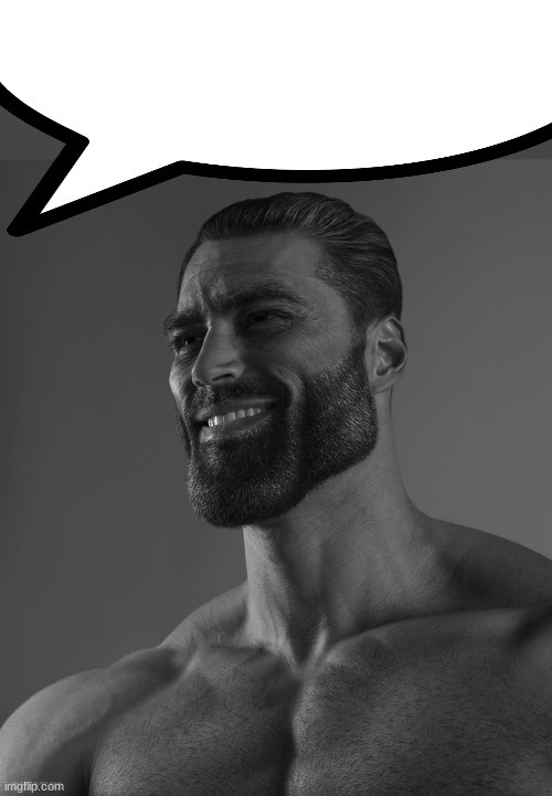 Giga Chad | image tagged in giga chad | made w/ Imgflip meme maker