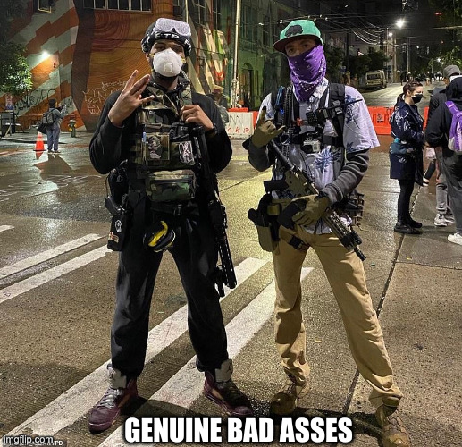 CHAZ CHOP LARPers | GENUINE BAD ASSES | image tagged in chaz chop larpers | made w/ Imgflip meme maker