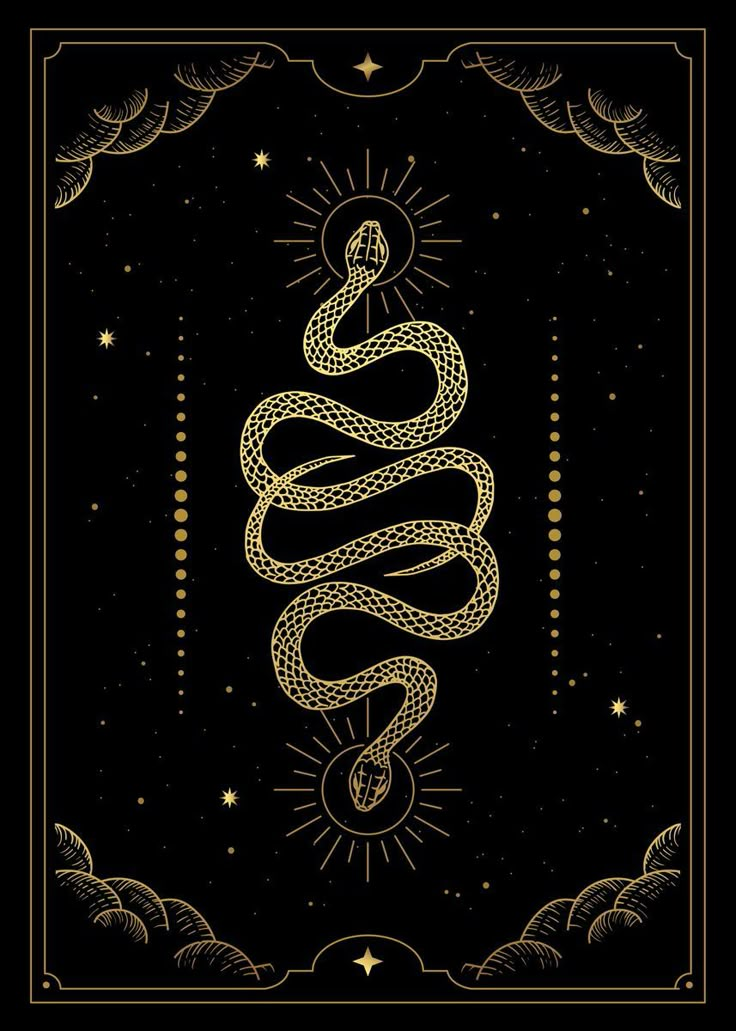 Tarot | Double Snakes Blank Meme Template