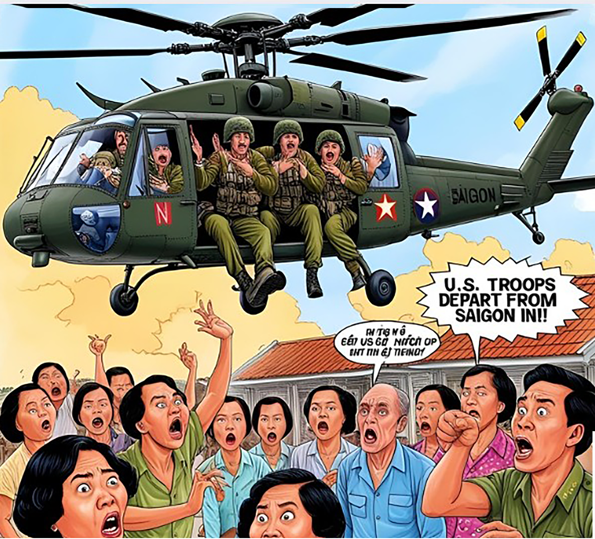Gone from Saigon Blank Meme Template