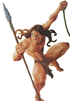 Tarzan vine spear Blank Meme Template