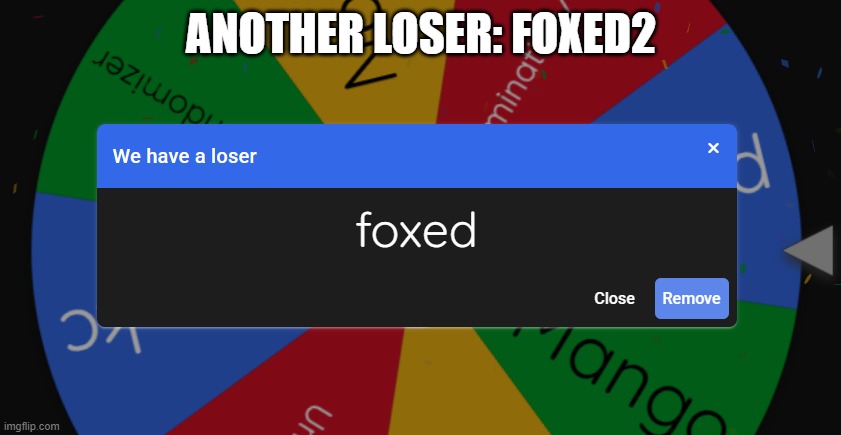 ANOTHER LOSER: FOXED2 | made w/ Imgflip meme maker