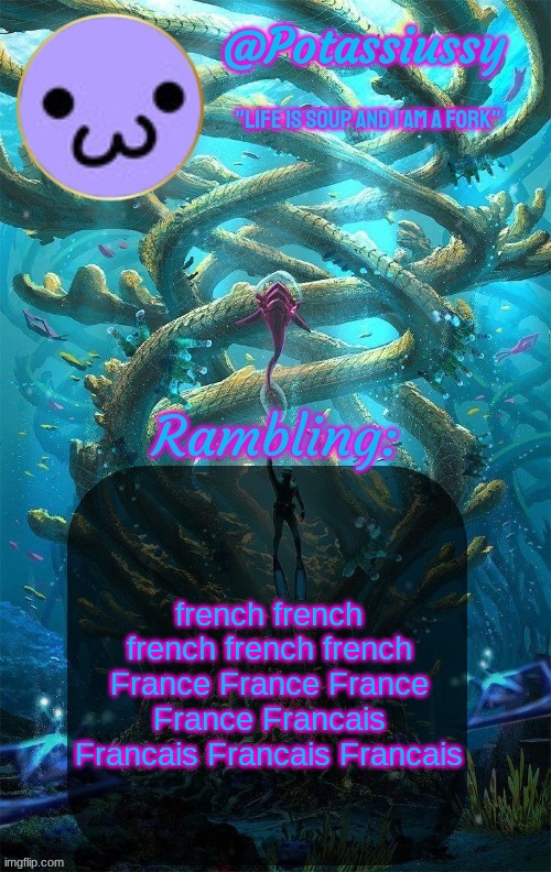 Another shitty announcement template | french french french french french France France France France Francais Francais Francais Francais | image tagged in another shitty announcement template | made w/ Imgflip meme maker