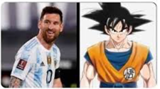 Meme Messi Goku Blank Meme Template