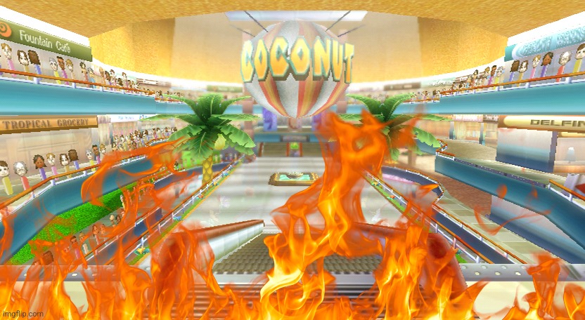 coconut mall is gone guys | image tagged in coconut mall | made w/ Imgflip meme maker